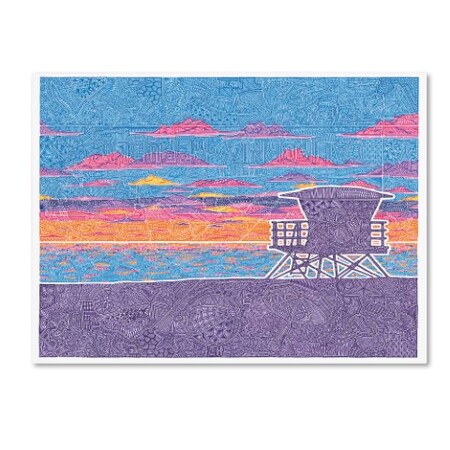 Trademark Fine Art Viz Art Ink 'Coastal California' Canvas Art, 24x32 ALI2568-C2432GG